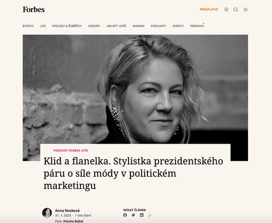 FORBES Life podcast - Klid a flanelka 31.1. 2023