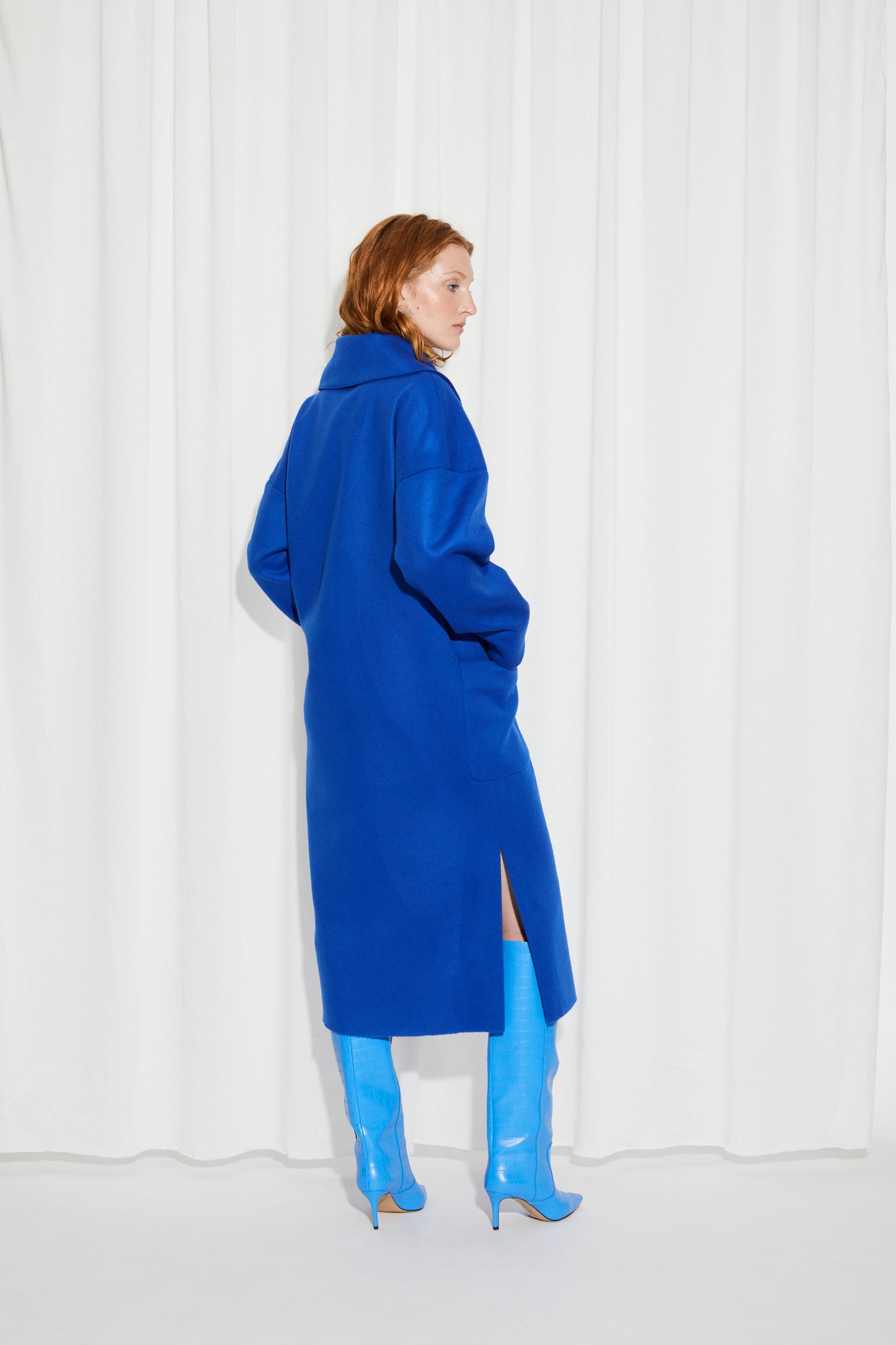 BLUE MOON  kašmírový kabát