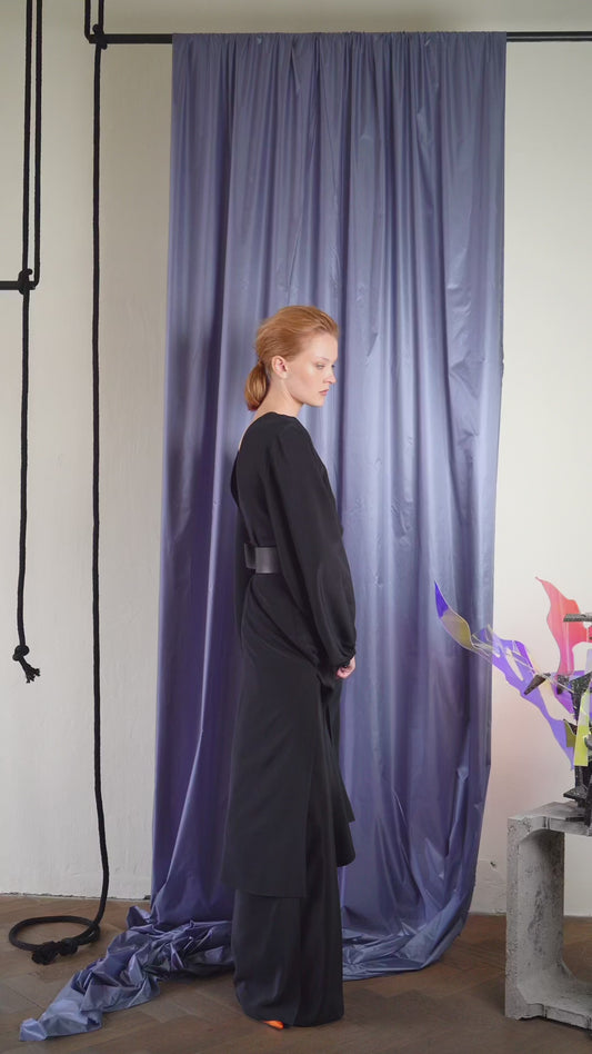 EUPHORIA DRESS 03 BLACK SILK
