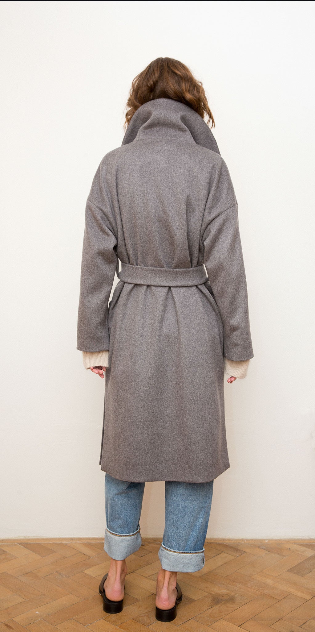 ARCHIVE FOUNDATION COAT 01 KASHMIR GRAY