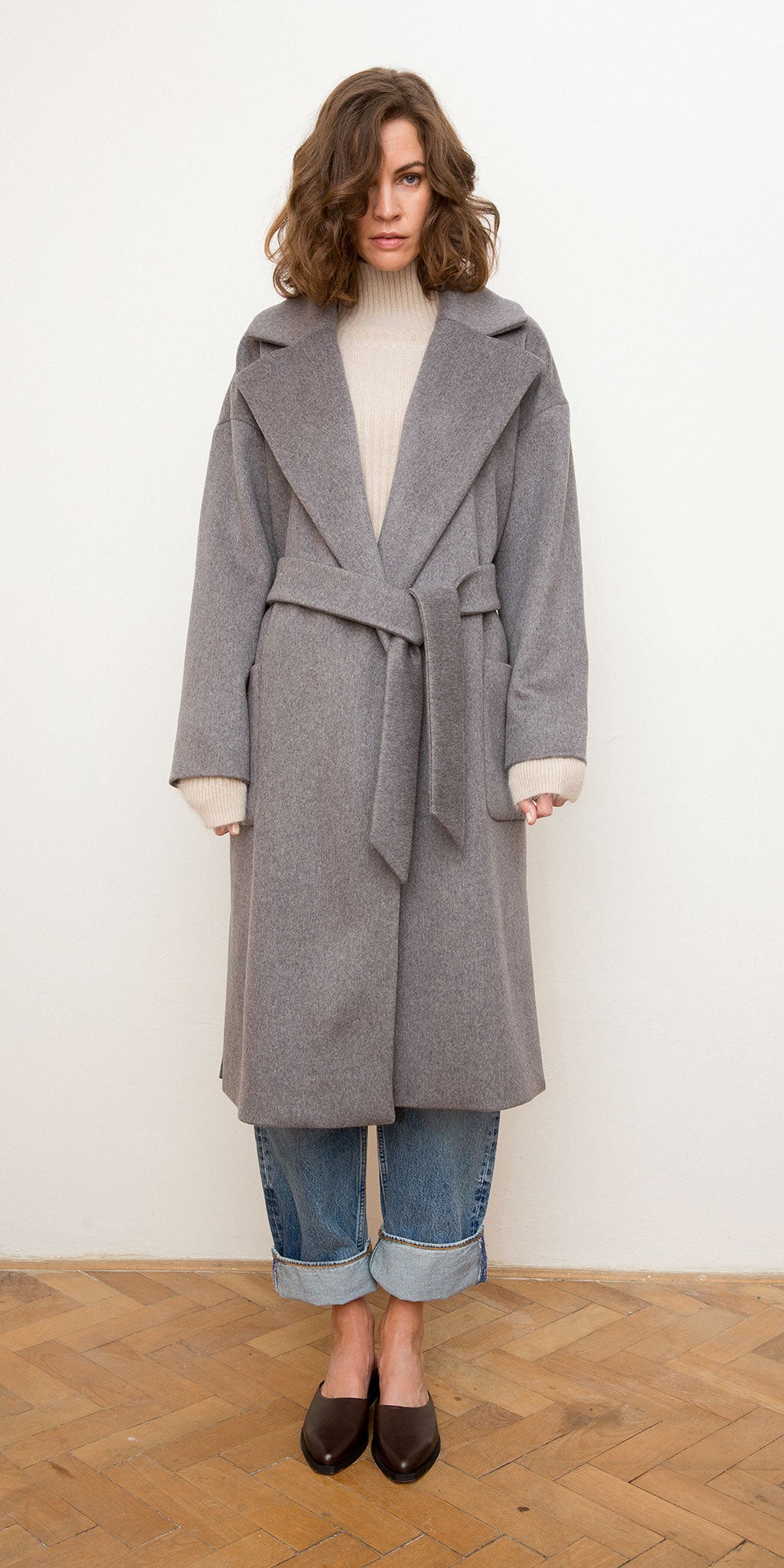 ARCHIVE FOUNDATION COAT 01 KASHMIR GRAY