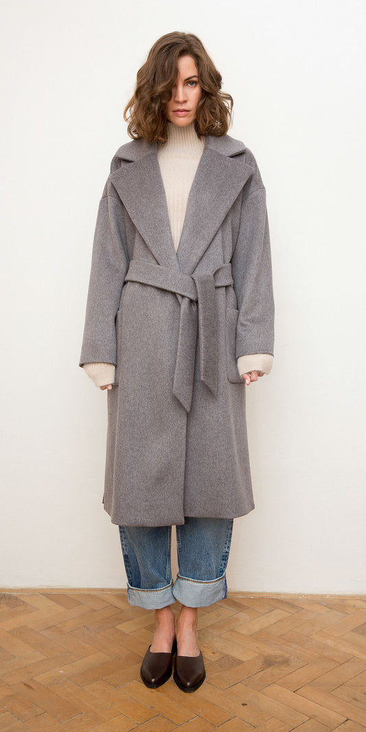 ARCHIVE FOUNDATION COAT 01 KASHMIR GRAY
