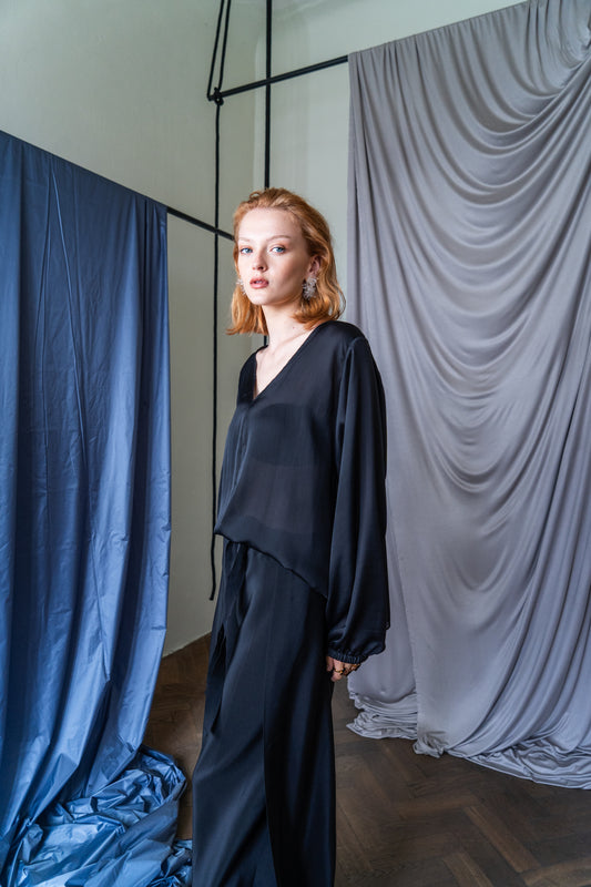 EUPHORIA PANTS 05 BLACK SILK