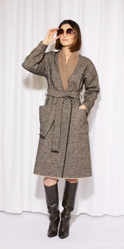 ARCHIVE FOUNDATION COAT 04 PEPPER BEIGE