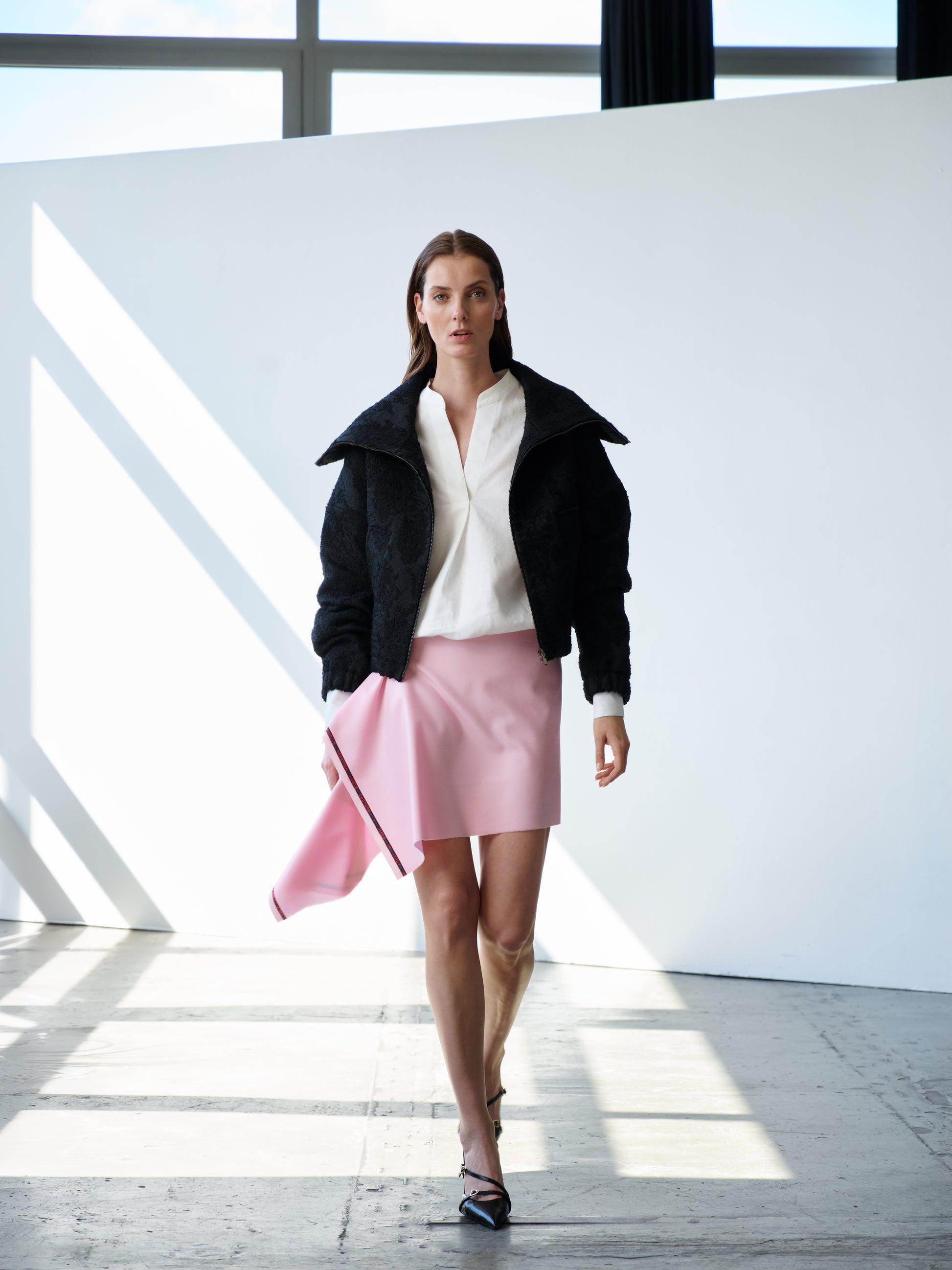 Euphoria Elaia zip jacket by Prague fashion atelier MAY
