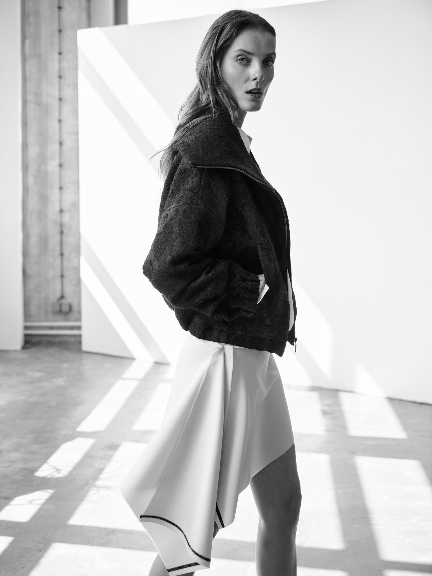 Euphoria Elaia zip jacket by Prague fashion atelier MAY
