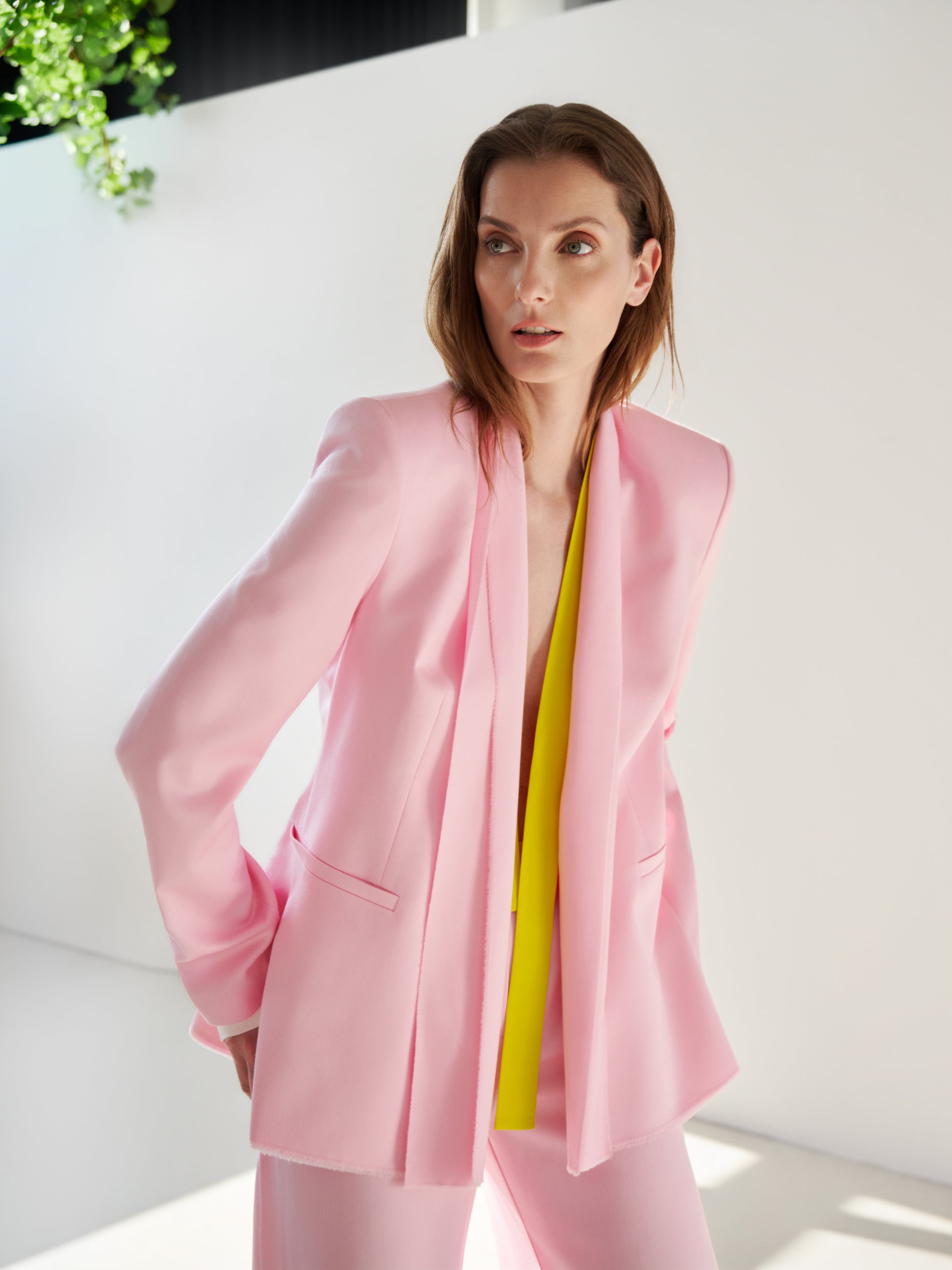 Sense designer light wool jacket by Prague fashion atelier MAY
