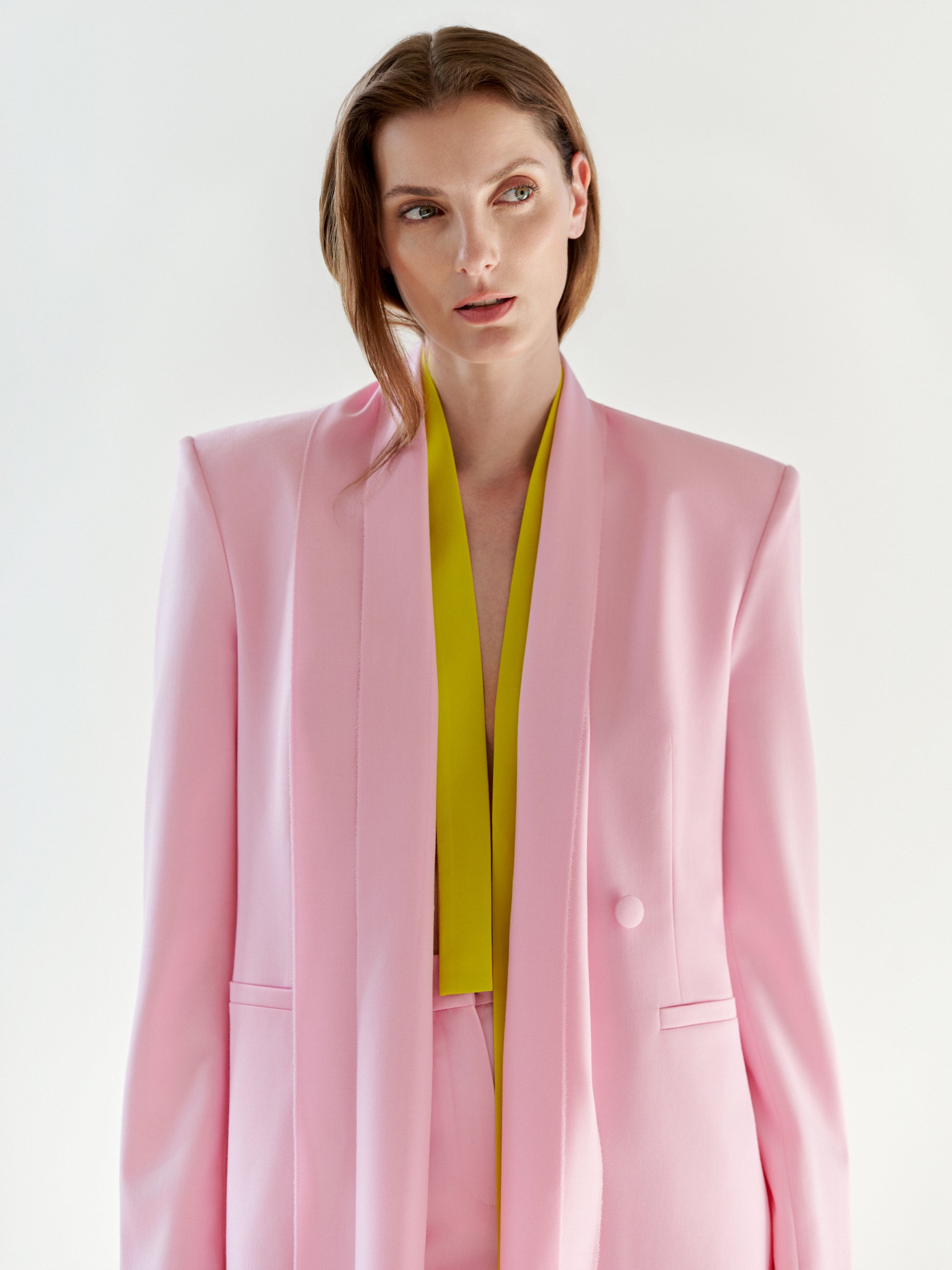 Sense designer light wool jacket by Prague fashion atelier MAY