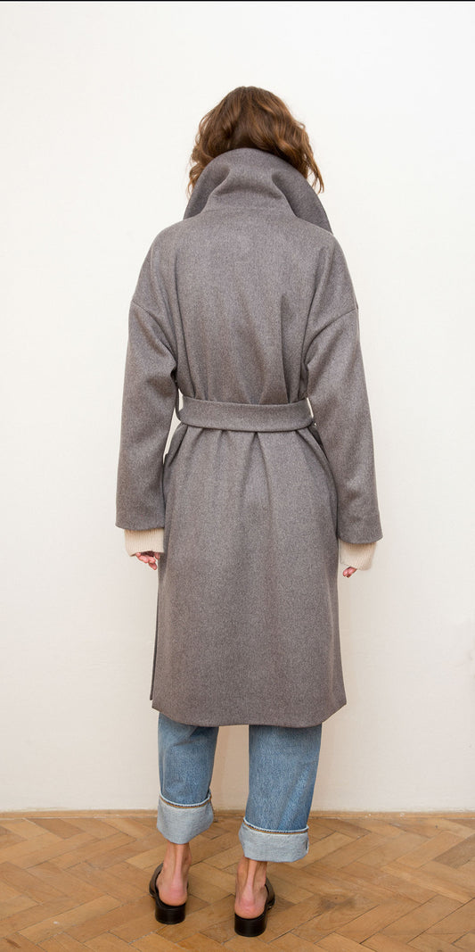 ARCHIVE FOUNDATION COAT 01 KASHMIR GRAY